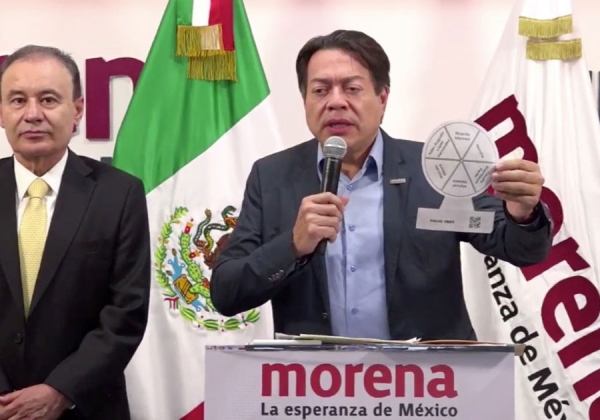 Presenta Morena boleta circular para encuesta de aspirantes de la 4T