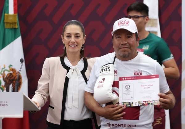 Claudia Sheinbaum anunció la segunda edición de la Clase Masiva de Box en el Zócalo capitalino