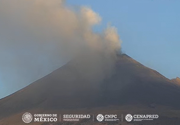    Popocatépetl registró 91 exhalaciones en las últimas 24 horas