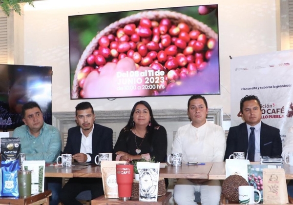 En CDMX, gobierno de Puebla presenta cuarta edición de Expo Café Orgullo Puebla