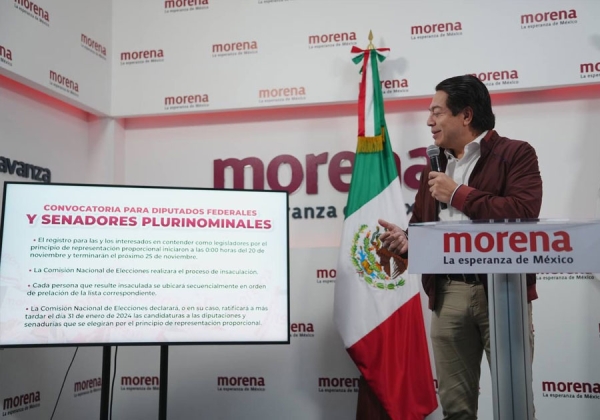 Vamos muy bien en nuestros procesos internos, miles de morenistas participan: Mario Delgado