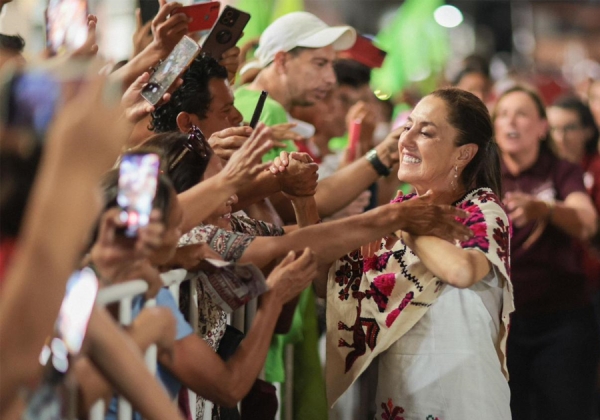 Sheinbaum y Rocío Nahle van por la construcción del hospital general de Tantoyuca