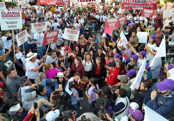 &#039;&#039;Jalisco pide el cambio y el país quiere que continúe la Cuarta Transformación&#039;&#039;: Claudia Sheinbaum