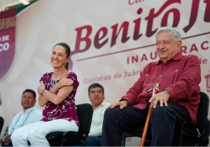 López Obrador inaugura camino cultural en Oaxaca y se despide de su mandato