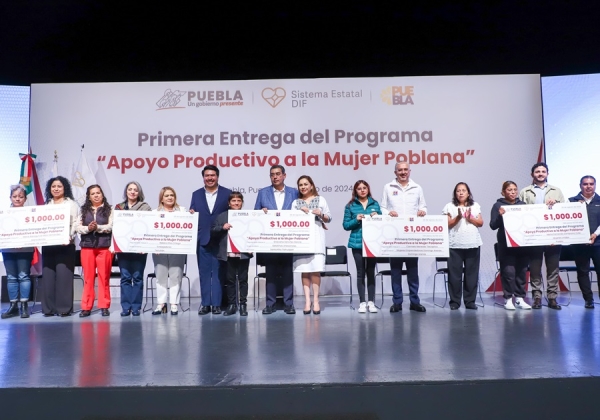 Realiza SEDIF primera entrega del Programa “Apoyo Productivo a la Mujer Poblana”