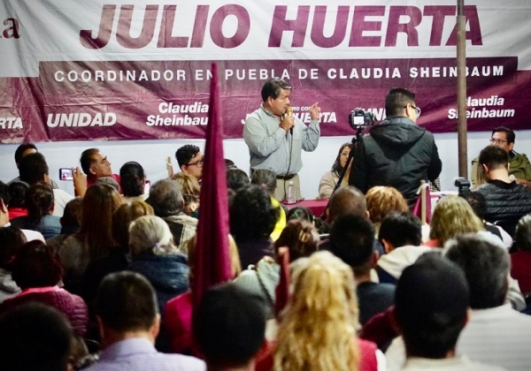 Suma Sheinbaum y Julio Huerta apoyo de liderazgos del Distrito local 9