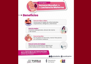 Promueve Secretaría de Salud donación de leche materna