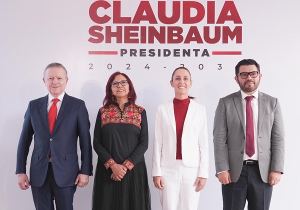 Claudia Sheinbaum presenta a Arturo Zaldívar, Carlos Torres y Leticia Ramírez como integrantes de su gabinete