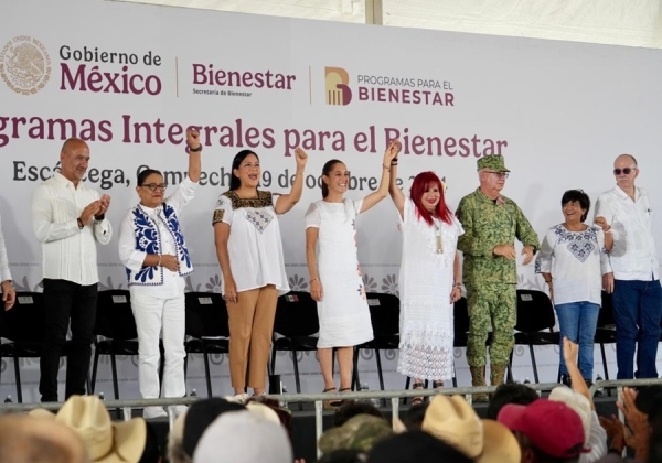 Con el Plan Campeche vamos a desarrollar la ganadería y aumentar la producción de arroz: Claudia Sheinbaum