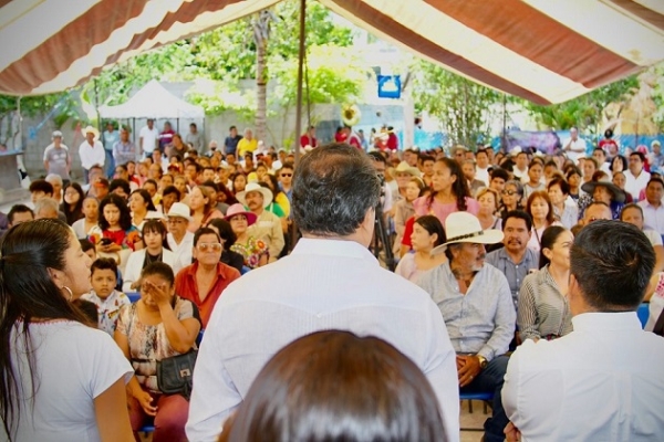 Líderes y ciudadanos de la Mixteca se suman a Sheinbaum con Julio Huerta