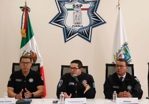 Cuentan municipios poblanos con seguridad fortalecida: SSP