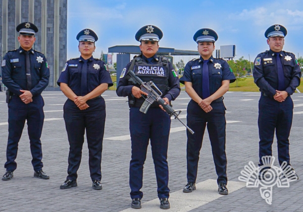 Presenta Policía Auxiliar Servicios Especializados de Seguridad