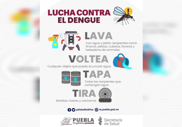 Descarta Salud hospitalizados y defunciones por dengue en las últimas 24 horas   