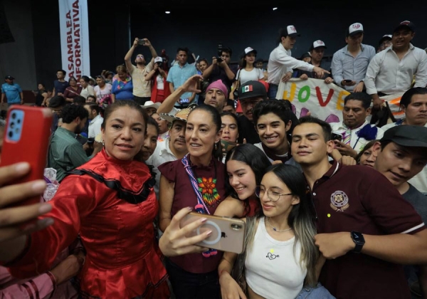 ‘Somos protagonistas del cambio verdadero’: Claudia Sheinbaum en Durango