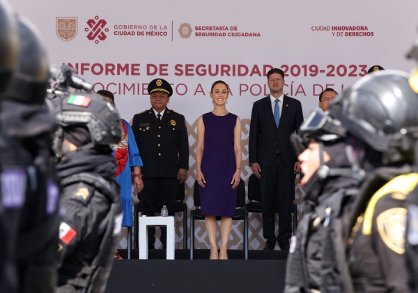 Claudia Sheinbaum encabeza el Informe de Seguridad de la Ciudad de México