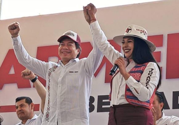 Respalda Morena a Tonantzin Fernández en la defensa del triunfo en San Pedro Cholula