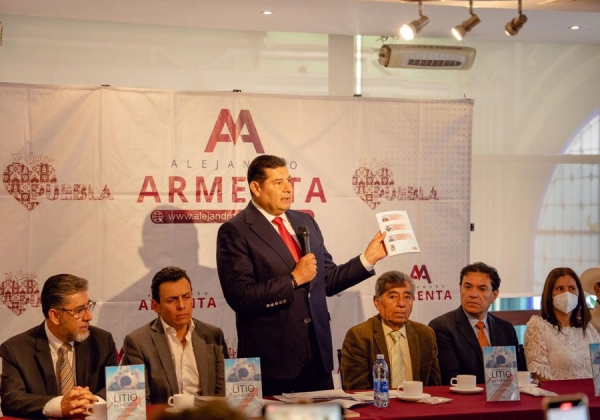 Puebla preparada para el desarrollo tecnológico del litio: Armenta