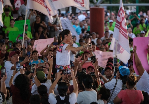 “En todo el mundo reconocen que aquí se está dando bienestar’’: Desde Quintana Roo, Claudia Sheinbaum destaca que México vive su mejor momento con la 4T