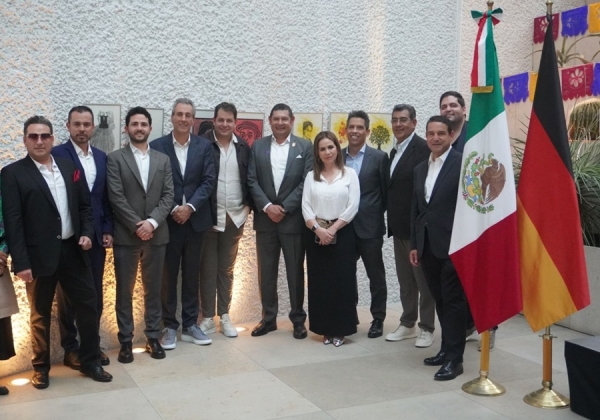 Armenta promueve cooperación internacional con Alemania para la innovación en Puebla