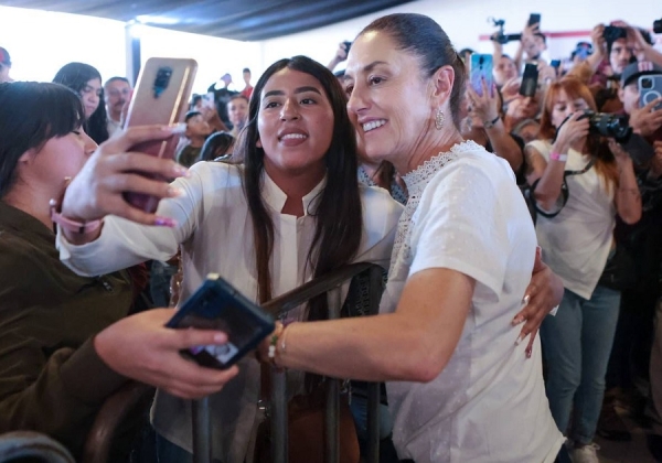 “En la Cuarta Transformación creemos en los derechos de México y en el desarrollo con bienestar”: Desde Guanajuato, Claudia Sheinbaum apunta por la continuidad del legado de la 4T