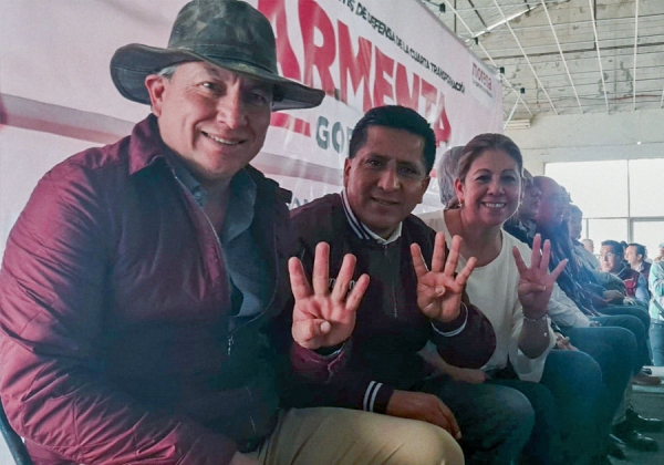 Nombra Alejandro Armenta a David Huerta como su coordinador en la Sierra Norte