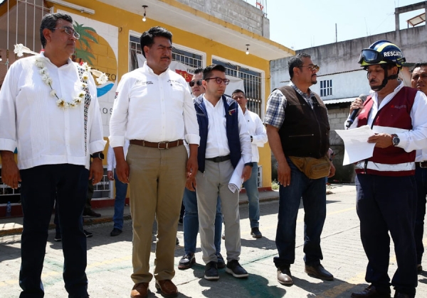 Fortalece Puebla cultura de prevención ante sismos; Sergio Salomón encabeza Primer Simulacro Nacional