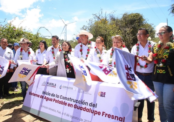 Con sistema de agua potable, Gobierno Estatal eleva calidad de vida en Cañada Morelos