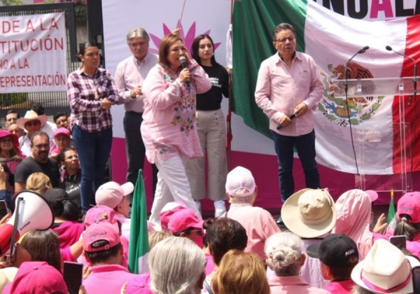 Xóchitl Gálvez y el Frente Cívico Nacional acusan a Morena de intentar sobrerrepresentarse en la Cámara de Diputados