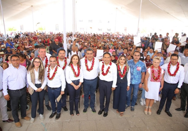 Comprometido gobierno estatal con mejorar calidad de vida de poblanos, reafirma Sergio Salomón