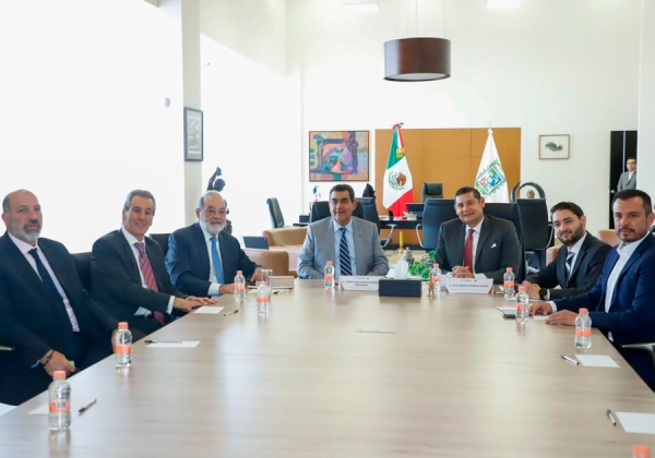 En alianza con el empresario Carlos Slim, Puebla traza ruta de inversión y tecnología al servicio de Puebla: Armenta