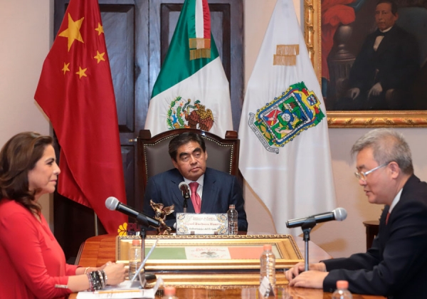 Refrenda Puebla a China condiciones para desarrollo de inversión extranjera