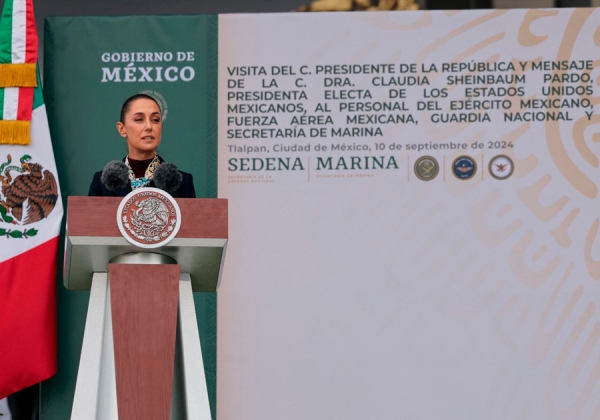 Sheinbaum promete no vulnerar derechos humanos ni el orden constitucional