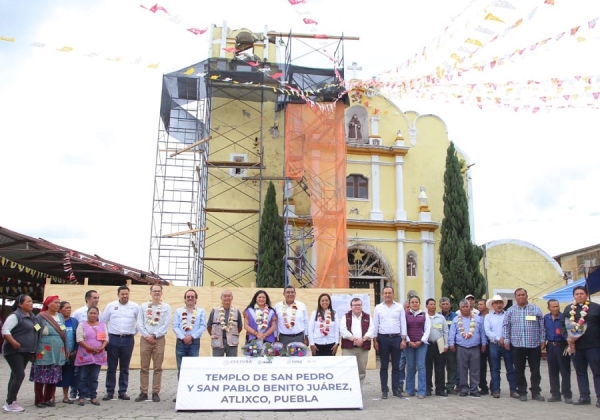 Con federación, gobierno de Puebla rescata y preserva patrimonio histórico: Sergio Salomón