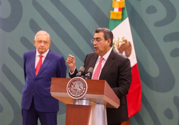 Con federación, gobierno de Puebla detonará proyectos de movilidad, anuncia Sergio Salomón