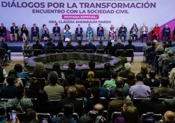 &quot;Somos mexicanos y mexicanas que seguimos convocando a consolidar el renacimiento de México&quot;: Presenta Claudia Sheinbaum Diálogos por la Transformación para construir el segundo piso de la 4T