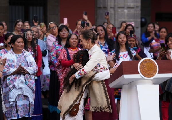 Presidenta Claudia Sheinbaum anuncia nuevos apoyos para mujeres artesanas