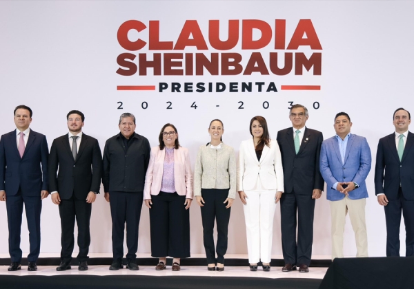 Claudia Sheinbaum define como prioridad obras de infraestructura en agua potable y carreteras junto a gobernadores del noreste del país