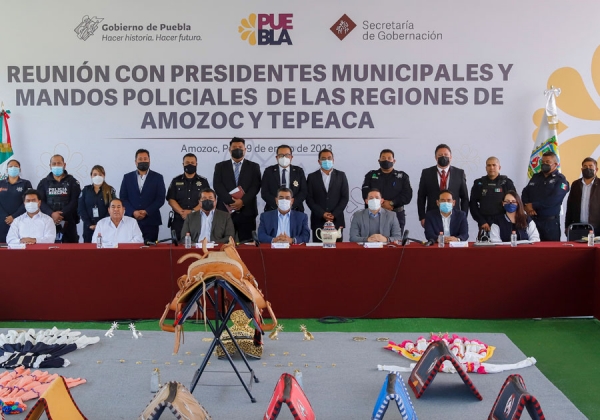 Refrenda Céspedes Peregrina vínculo con municipios para fortalecer seguridad