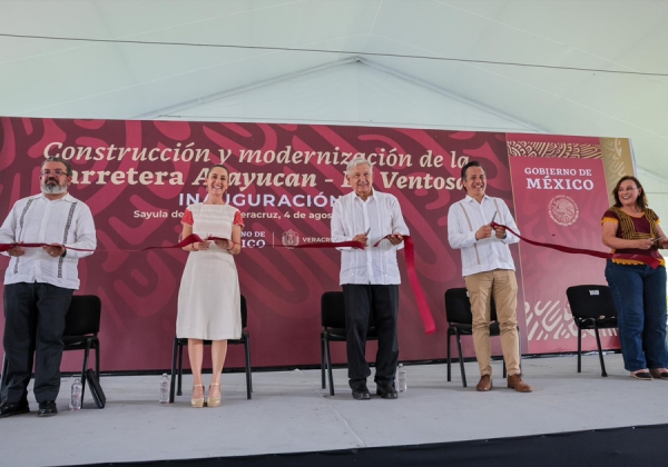 Inauguramos caminos de la transformación y obras con igualdad: Claudia Sheinbaum