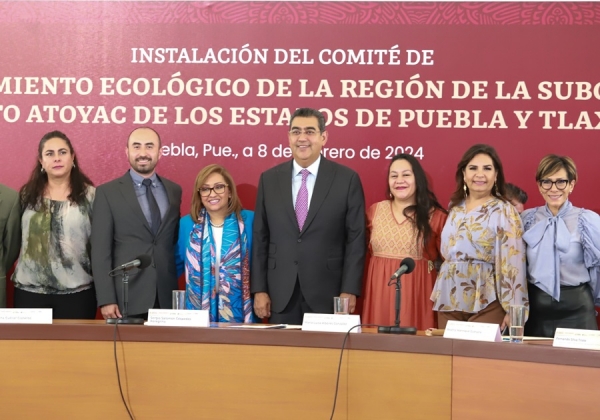 Con federación y Tlaxcala, gobierno de Puebla fortalece trabajo para proteger el medio ambiente