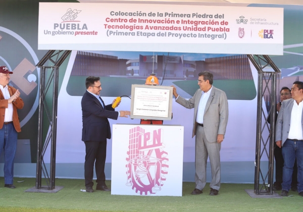 Con llegada del IPN a Puebla, gobierno de Sergio Salomón consolidará desarrollo tecnológico y formación académica