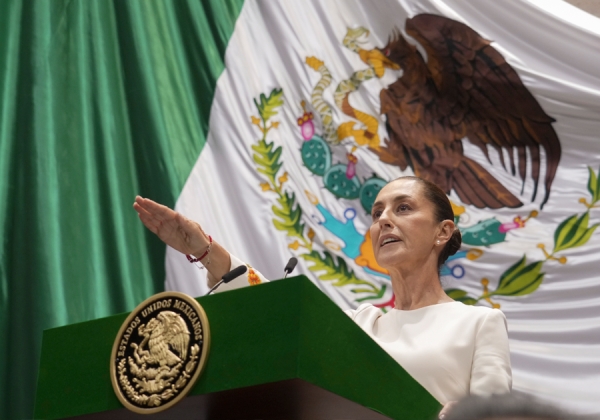 Hoy llegamos las mujeres a conducir los destinos de nuestra hermosa nación: Claudia Sheinbaum