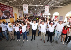 Gobierno honesto y justo refrenda Armenta al firmar decálogo de compromisos en la Mixteca.