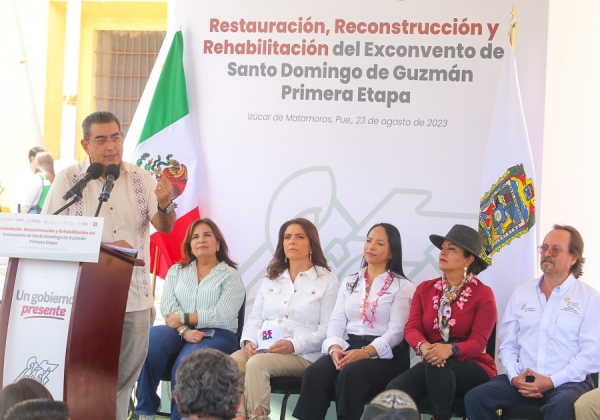 Favorece gobierno estatal conservación del patrimonio histórico en Izúcar de Matamoros: Sergio Salomón