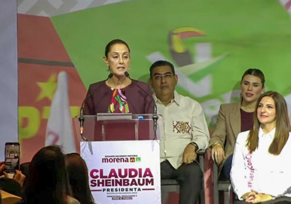 Claudia Sheinbaum se registra como precandidata presidencial de la 4T