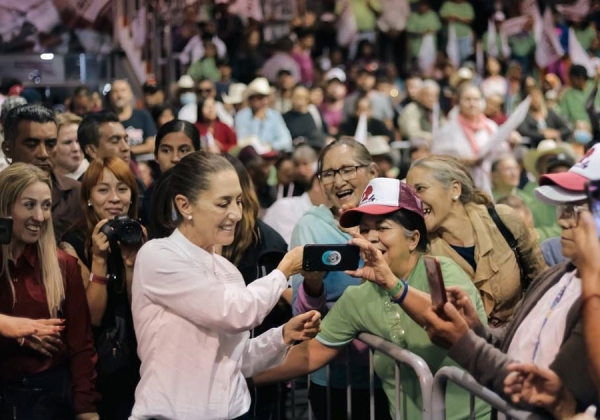 Claudia Sheinbaum va por una 4T a favor de los derechos del pueblo de México