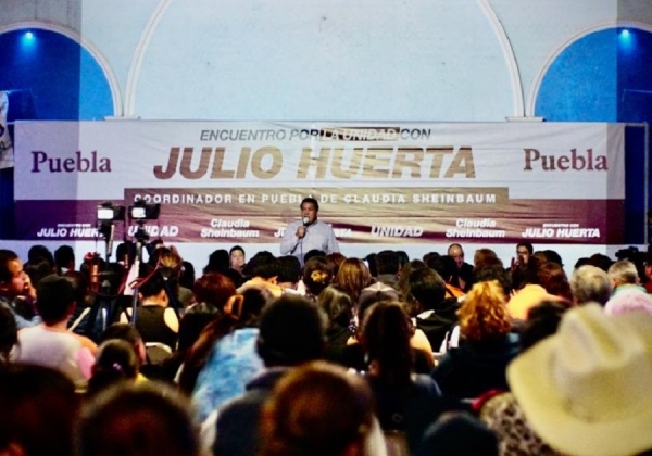 Continúa Julio Huerta conformando Comités por la Unidad en Puebla y acumulando respaldo en cada colonia de la capital