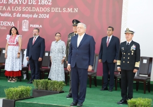 Conmemora Puebla 162 aniversario de la Batalla del 5 de Mayo