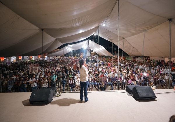 En 2023 Claudia Sheinbaum fue respaldada por 200 mil personas de la zona centro del país durante su precampaña