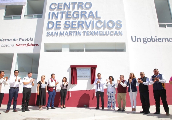 Con entrega de CIS, gobierno estatal garantiza servicios de calidad en San Martín Texmelucan